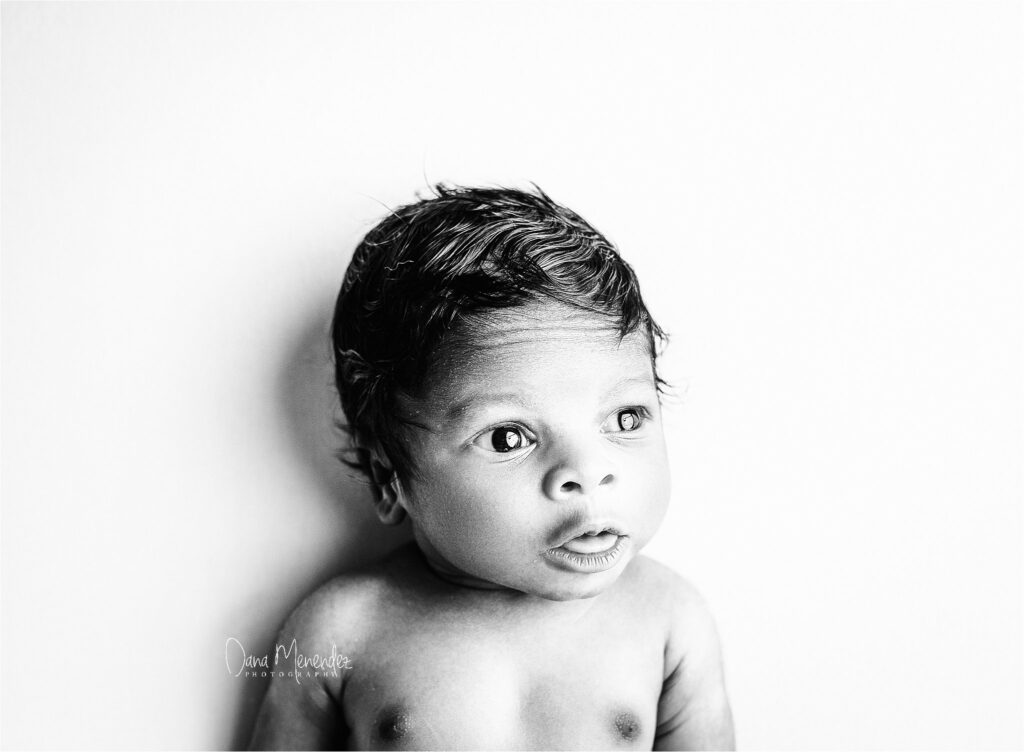 Newborn portrait of a baby boy by Dana Menendez in Okotoks.
